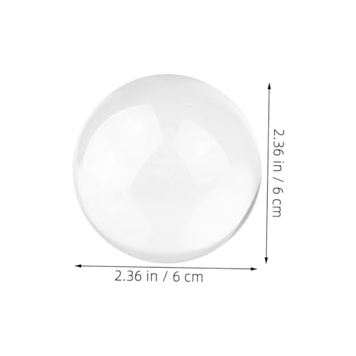 VICASKY Transparenter Acryl Jonglierball Kratzfest Vielseitig für Anfänger und Profis Dekoratives Jongliergerät und Leicht Transportierbarer und Straßenauftritt VICASKY Transparenter Acryl Jonglierball Kratzfest Vielseitig für Anfänger und Profis Dekoratives Jongliergerät und Leicht Transportierbarer und Straßenauftritt von VICASKY