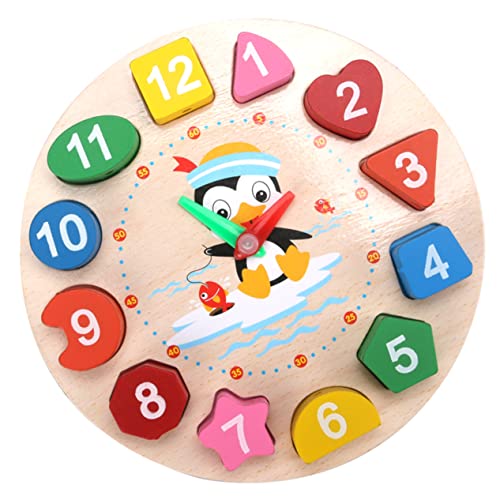 VICASKY Uhr-lernspielzeug Uhr-Puzzle- Nummer Uhr Uhrlernen Für Cartoon Uhr Kleinkinder Lernuhr Sagende Zeitlehruhr Lernuhr Für Hölzern VICASKY Uhr-lernspielzeug Uhr-Puzzle- Nummer Uhr Uhrlernen Für Cartoon Uhr Kleinkinder Lernuhr Sagende Zeitlehruhr Lernuhr Für Hölzern von VICASKY