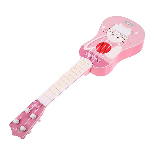 VICASKY Ukulele Saitige Gitarre für Musikalische Früherziehung Robustes Plastik Kindgerechtes Design für Kleinkinder und Anfänger Sicher und Realistisch von VICASKY