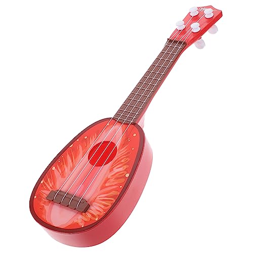 VICASKY Ukulele Ukulele Ukulele anfänger Ukelele für Kleinkinder Gitarrenspielzeug für Simulations-Ukulele- Ukulele üben Kleinkind-Ukulele Plastik rot VICASKY Ukulele Ukulele Ukulele anfänger Ukelele für Kleinkinder Gitarrenspielzeug für Simulations-Ukulele- Ukulele üben Kleinkind-Ukulele Plastik rot von VICASKY