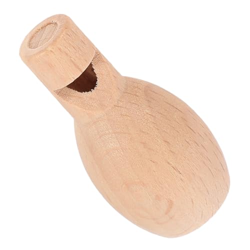 VICASKY Unbehandeltes Mini Holzpfeifen zum Bemalen Musikinstrument mit Glatter Oberfläche Fördert Koordination und Musikalisches Interesse Kreatives DIY Kinderpfeifen von VICASKY