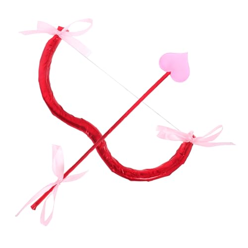 VICASKY Valentinstag Cupid Bogen und Set Rotes Kostümzubehör für Frauen und Romantisches Cosplay accessoire für Party und Fotorequisiten von VICASKY