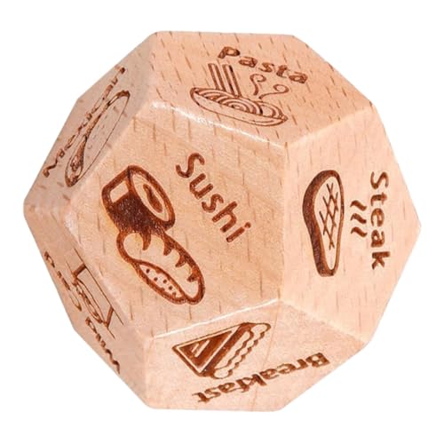 VICASKY Valentinstag Essen Entscheidung Paar Gourmet Würfel Abendessen Decider Khaki Holz VICASKY Valentinstag Essen Entscheidung Paar Gourmet Würfel Abendessen Decider Khaki Holz von VICASKY