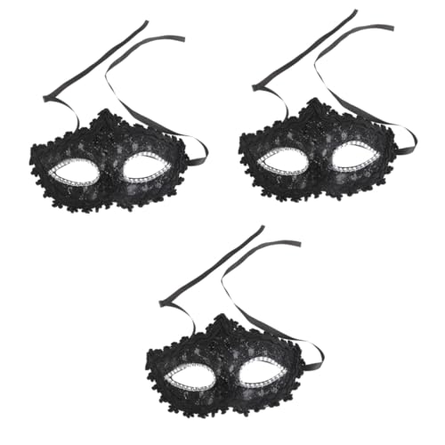 VICASKY Venezianische Cosplay-Maske Aus Schwarzem Spitzenkristall Mit Strasssteinen Für Halloween - Maskerade Und Kostümpartys Elegantes Accessoire Für Unvergessliche Nächte VICASKY Venezianische Cosplay-Maske Aus Schwarzem Spitzenkristall Mit Strasssteinen Für Halloween - Maskerade Und Kostümpartys Elegantes Accessoire Für Unvergessliche Nächte von VICASKY