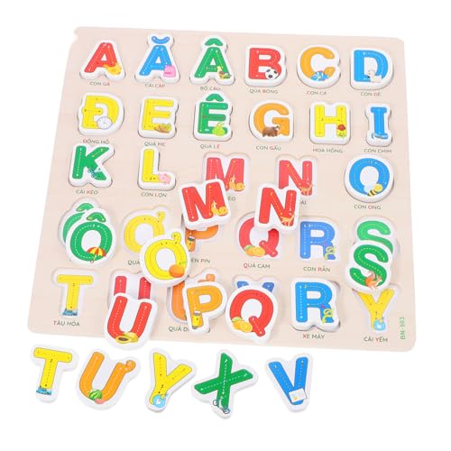 VICASKY Vietnamesisches Puzzle Rätsel Kinderspielzeug Alphabet-rätsel ABC-Puzzle Aus Holz Kinderrätsel Rätsel Für Kleinkinder ABC-holzpuzzle Kleinkindspielzeug Holzpuzzles -rätsel Holz VICASKY Vietnamesisches Puzzle Rätsel Kinderspielzeug Alphabet-rätsel ABC-Puzzle Aus Holz Kinderrätsel Rätsel Für Kleinkinder ABC-holzpuzzle Kleinkindspielzeug Holzpuzzles -rätsel Holz von VICASKY