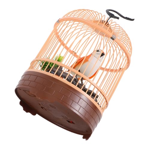 VICASKY Vogelkäfig-Spielzeug Mit Induktionsgeräuschen Für Kinder Zwitschernde Flatternde Vögel Spielzeug Für Kleinkinder Und Kinder von VICASKY