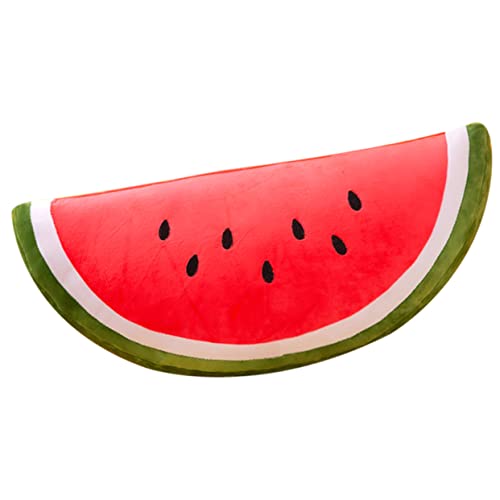 VICASKY Wassermelonenkissen Kleine Wassermelonenpuppe Frucht Stofftier Süßes Zeug Weiches Plüsch Gefülltes Entzückendes Kissen Wassermelonenplüsch Wassermelonenspielzeug von VICASKY