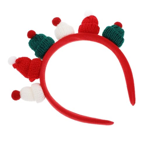 VICASKY Weihnachtliches Haarband Mini Weihnachtsmütze Kopfband Rot Grün Weiß Leichtes Langlebiges Party Accessoire für Festliche Feiern und Kostüm Cosplay VICASKY Weihnachtliches Haarband Mini Weihnachtsmütze Kopfband Rot Grün Weiß Leichtes Langlebiges Party Accessoire für Festliche Feiern und Kostüm Cosplay von VICASKY