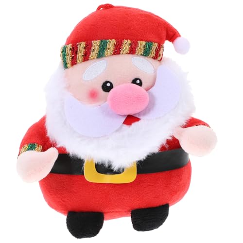 VICASKY Weihnachtsmann Plüschtier Hund Weihnachtsmannstrumpf Weihnachtsmann Plüschtier Zwerge Weihnachtshundespielzeug Aufblasbarer Weihnachtsmann Weihnachtsplüsch Für von VICASKY