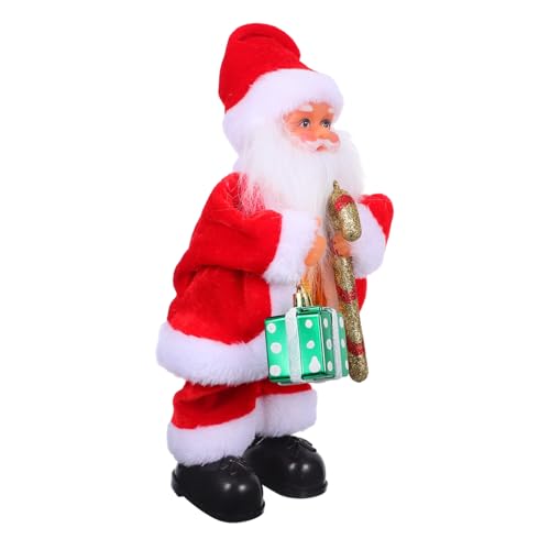 VICASKY Weihnachtsmann- Weihnachtsmann Süße Weihnachtsmannpuppe Party -streichspielzeug Weihnachtsfeier Gefallen Weihnachtsspielzeug Santa Puppe Elektronisches Bauteil von VICASKY