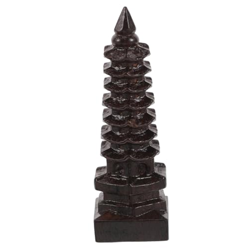 VICASKY Wen Chang Tower Ornamente Holzornament Wenchang Turm Dekoration Holzfigur für Schreibtischdeko Tischdekoration mit Pagode Schreibtischdekor Pagode Pagode-Modell hölzern Light Brown VICASKY Wen Chang Tower Ornamente Holzornament Wenchang Turm Dekoration Holzfigur für Schreibtischdeko Tischdekoration mit Pagode Schreibtischdekor Pagode Pagode-Modell hölzern Light Brown von VICASKY