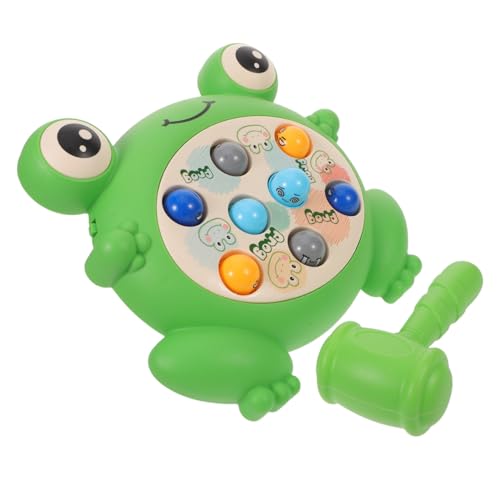 VICASKY Whack A Frog Spiel Kunststoff Hammerspiel Für Jungen Mädchen Interaktives Maulwurfspiel Tischspiel Zur Stressbewältigung Von Denkvermögen Und Motorik von VICASKY