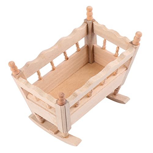 VICASKY Wiegenbett Modell Puppenschreibtisch im Freien Puppenhaus-Mini-Sofa Puppenhaus-Küche Puppenmöbel Deck Miniatures holzspielzeug holzdeko wiegenbett Dekoration Holzwiege Modell Birke VICASKY Wiegenbett Modell Puppenschreibtisch im Freien Puppenhaus-Mini-Sofa Puppenhaus-Küche Puppenmöbel Deck Miniatures holzspielzeug holzdeko wiegenbett Dekoration Holzwiege Modell Birke von VICASKY
