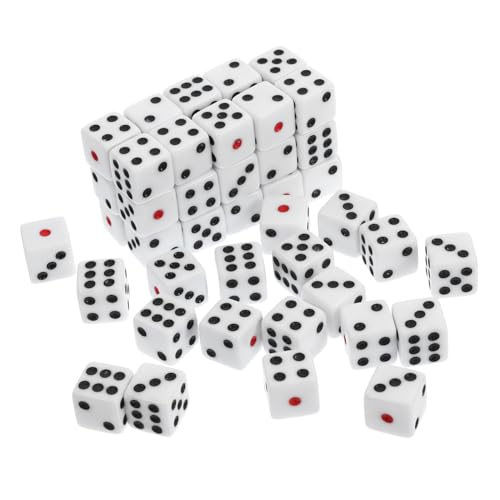 VICASKY Würfel für Spiele Partygeschenke 50 Stück Acrylwürfel 12 Mm Nicht Wiederverwendbar für Altersgruppen VICASKY Würfel für Spiele Partygeschenke 50 Stück Acrylwürfel 12 Mm Nicht Wiederverwendbar für Altersgruppen von VICASKY