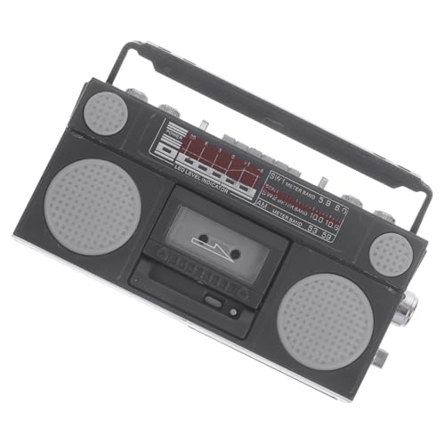 VICASKY Zartes Miniaturradio aus Hochwertigem Simuliertes Radio für Puppenhaus Vintage für Wohnzimmer und Miniaturen Geschenkidee für Stilvolles von VICASKY