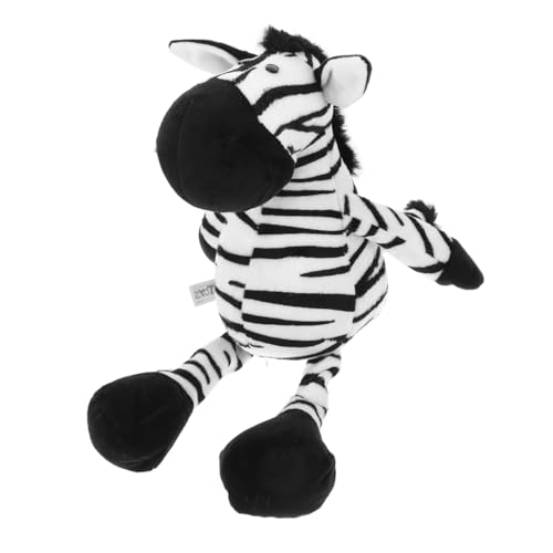 VICASKY Zebra Kuscheltier, Zebra Stofftier Aus Stoff Zebra Für Zebra Kinder Kuschelweiches Plüschtier Spielzeug Entzückendes Zebra Kurzer Plüsch von VICASKY