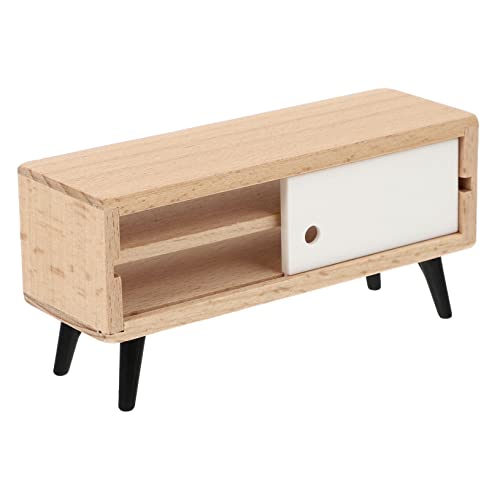 VICASKY Miniatur-fernsehschrank Für Puppenhaus Dekoratives Mini-hausmöbelspielzeug Exquisite Handwerkskunst VICASKY Miniatur-fernsehschrank Für Puppenhaus Dekoratives Mini-hausmöbelspielzeug Exquisite Handwerkskunst von VICASKY