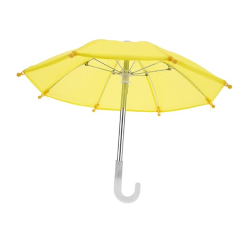 VICASKY Zubehör für Puppenschirme Figur Spielzeugnahrung Minis Puppenhaus Zubehör Puppenregenschirm Auto Puppenhausdekorationen Mini-Puppenschirm Stoff Yellow VICASKY Zubehör für Puppenschirme Figur Spielzeugnahrung Minis Puppenhaus Zubehör Puppenregenschirm Auto Puppenhausdekorationen Mini-Puppenschirm Stoff Yellow von VICASKY