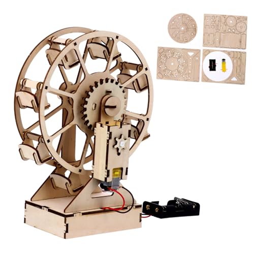 VICASKY Zusammengebaute Modellverzierungen Puzzle Modellbau Aus Holz 3D-rätsel Hölzernes DIY-Modell Zusammenbaumodell Aus Holz Holzverzierung Selber Machen Motor- von VICASKY