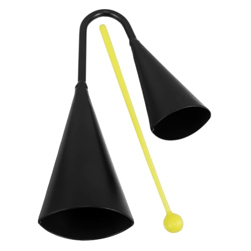 VICASKY Zwei Cowbell Agogo Glocken für Kleinkinder Handheld Percussion Instrument zur Musikalischen und Rhythmusentwicklung Geeignet für Bildungseinrichtungen und Zuhause VICASKY Zwei Cowbell Agogo Glocken für Kleinkinder Handheld Percussion Instrument zur Musikalischen und Rhythmusentwicklung Geeignet für Bildungseinrichtungen und Zuhause von VICASKY