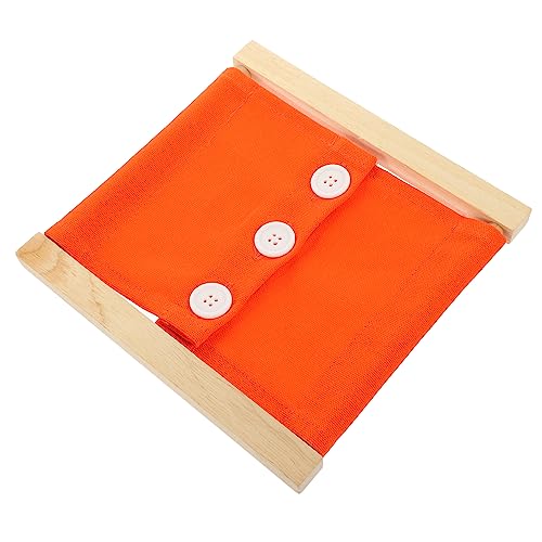 VICASKY anziehen und üben fleißiges Board- Kleid-Lernspielzeug Fädelspielzeug Jungs Busy Board, sensorisches Anziehspielzeug für Grundfertigkeiten Stoff Orange VICASKY anziehen und üben fleißiges Board- Kleid-Lernspielzeug Fädelspielzeug Jungs Busy Board, sensorisches Anziehspielzeug für Grundfertigkeiten Stoff Orange von VICASKY