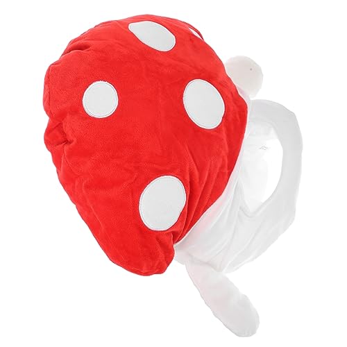 VICASKY Mushroom Shaped Hat Für Halloween Und Cosplay Lustiges Pilzhut-accessoire Aus Weichem Material Für Fotografie Und Themenpartys Vielseitig Einsetzbar von VICASKY