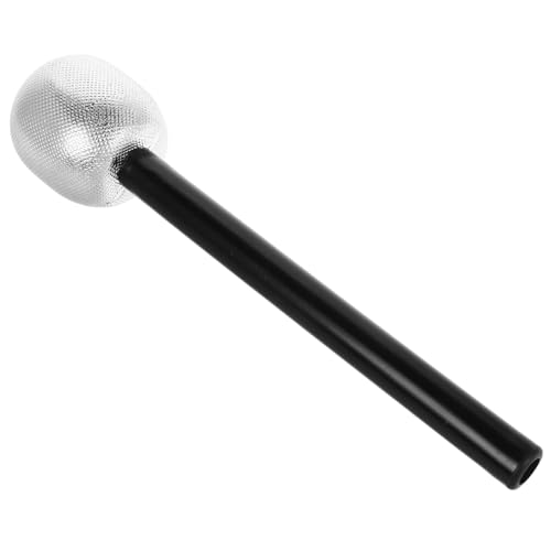 VICASKY dekoratives Mikrofon Halloween Party Halloween Decorations Silve Party Decoration Party Dekoration Novelty Microphone Dekoration Party Gesangs-Requisiten Halloween-Mikrofon von VICASKY