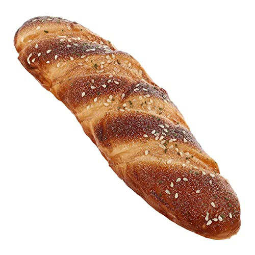 VICASKY gefälschtes französisches Sesambrot Kunstbrot Essen Modelle Laib Brot Simulation Brot gefälschte Brotverzierung Desserttisch schmücken Gebäck falsches Brot Pu von VICASKY