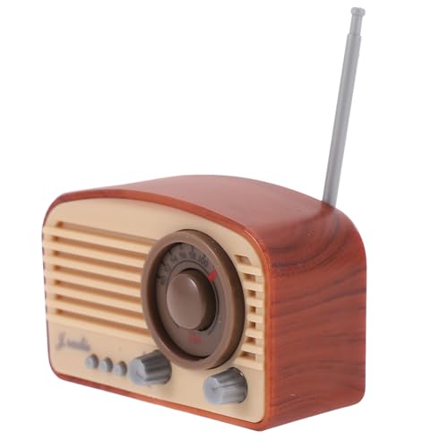 VICASKY Dekoratives Mini-Radio Für Puppenhaus Radio Bastelradio Modelldekoration von VICASKY