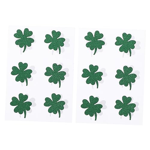 VICASKY st Patricks Day wandverkleidung Wand polsterung fensterdeko Dekoration Party Wanddekoration Party Decoration Tischdecke Dekoration Party Dekoration Shamrock -Aufkleber Green von VICASKY