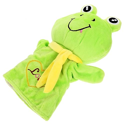 VICASKY üsch Frosch Handpuppe Interaktive Tierpuppe Für Eltern Kind Weiches üschtier Für Geschichtenerzählen Und Frühe Bildung Ideal Für Kleinkinder Und Vorschulkinder von VICASKY