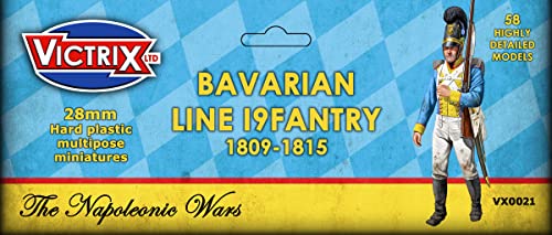 VICTRIX – Bayerische Infanterie – 58 Figuren – Napoleonische Kriege – 28 mm Kunststoff-Miniaturen – Tabletop Miniaturen VICTRIX – Bayerische Infanterie – 58 Figuren – Napoleonische Kriege – 28 mm Kunststoff-Miniaturen – Tabletop Miniaturen von VICTRIX