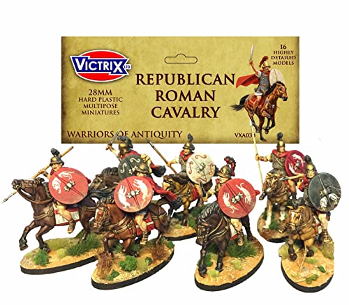VICTRIX - Republikanische römische Kavallerie - 12 Figuren - 28 mm Kunststoff-Miniaturen - Punic Wars VICTRIX - Republikanische römische Kavallerie - 12 Figuren - 28 mm Kunststoff-Miniaturen - Punic Wars von VICTRIX