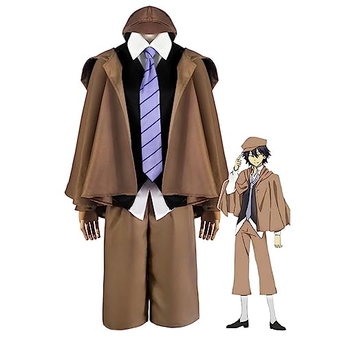 VIDOJI Anime Ranpo Edogawa Cosplay Kostüm Detektiv Uniformen Halloween Party,M-Set VIDOJI Anime Ranpo Edogawa Cosplay Kostüm Detektiv Uniformen Halloween Party,M-Set von VIDOJI