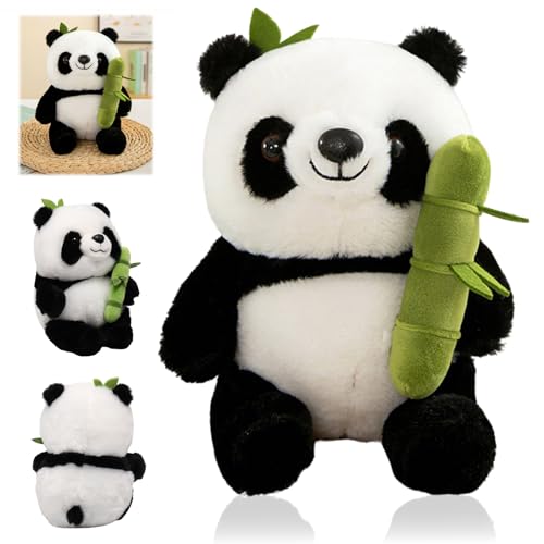 VIDSTW Panda Kuscheltier Panda Kissen Bambus Pandabär Kuscheltier 25CM Kuschelkissen Kinder Plushie Waschbar Stofftier Plüschtier PP-Baumwolle für Kinderspielzeug Kissen Geburtstagsgeschenke VIDSTW Panda Kuscheltier Panda Kissen Bambus Pandabär Kuscheltier 25CM Kuschelkissen Kinder Plushie Waschbar Stofftier Plüschtier PP-Baumwolle für Kinderspielzeug Kissen Geburtstagsgeschenke von VIDSTW