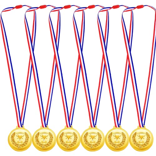 VIEVRE Medaillen Kindergeburtstag ,Goldmedaille ,Medaille Kinder für Gastgeschenke(6 Stück) von VIEVRE