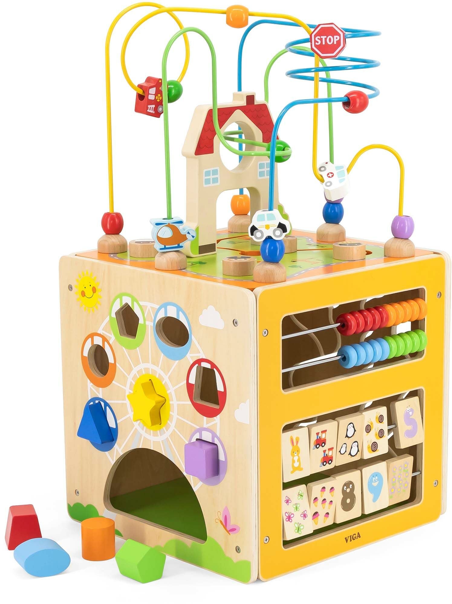 VIGA 5-in-1-Aktivitätsspielzeug, Babyspielzeug von VIGA