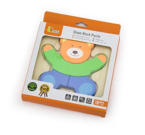 VIGA 501693 Toys - Holzpuzzle - Bär von VIGA