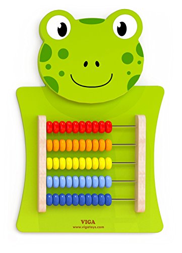 VIGA 50679 Toys-Wandspiel-Frosch, Multi Color von VIGA