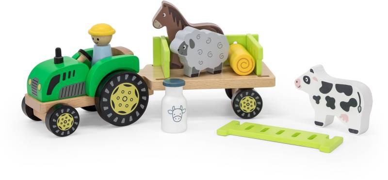 VIGA Farm Traktor mit Anhänger von VIGA