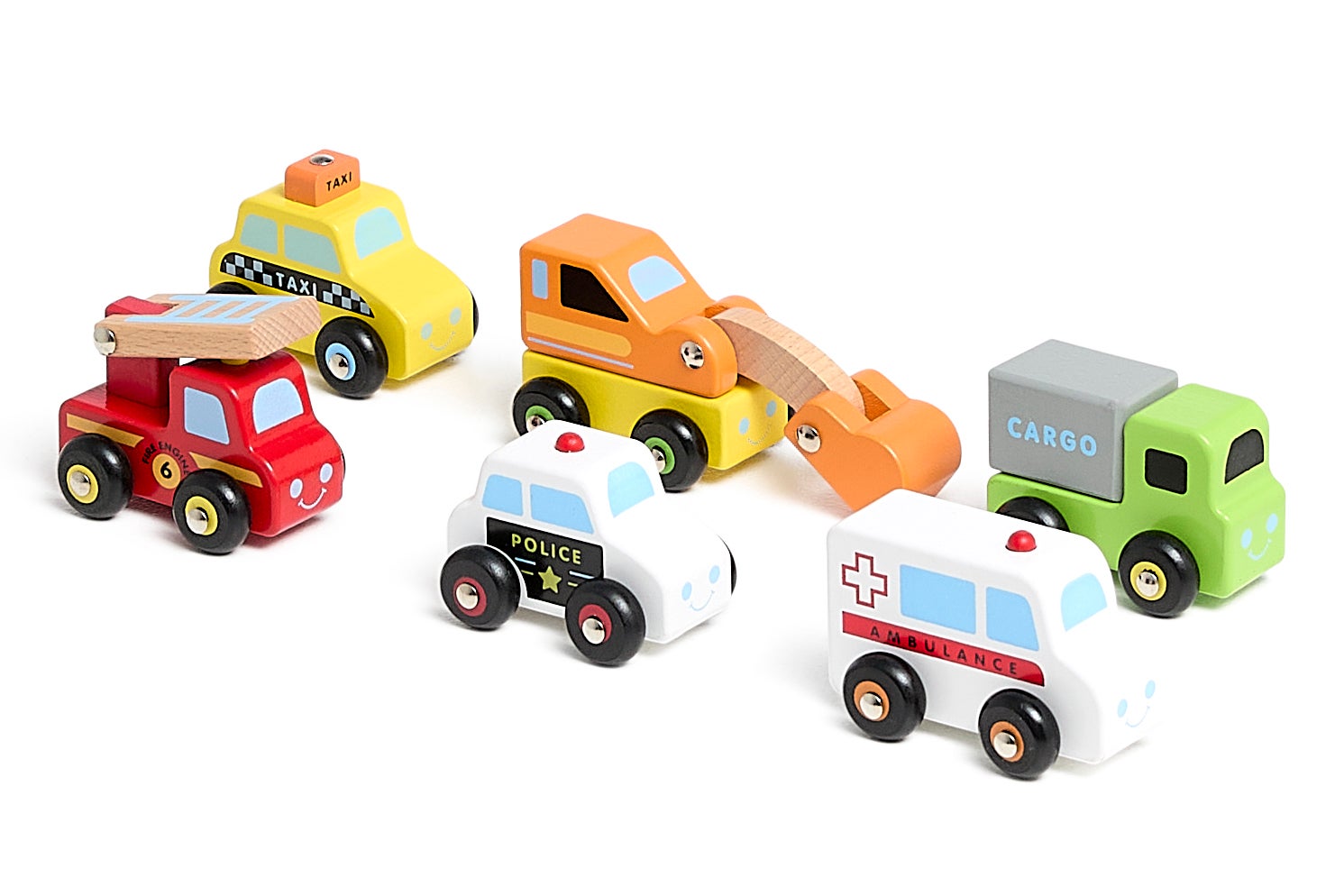 VIGA Mini Fahrzeug-Set 6 Teile von VIGA