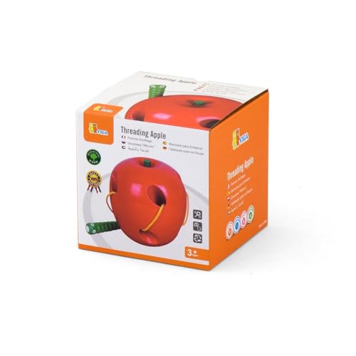 Viga NCT 0511 Apfel und Raupe F&aumldelspiel von New Classic Toys