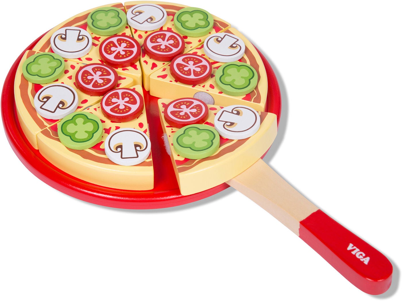 VIGA Viga Spielzeugessen Pizza von VIGA