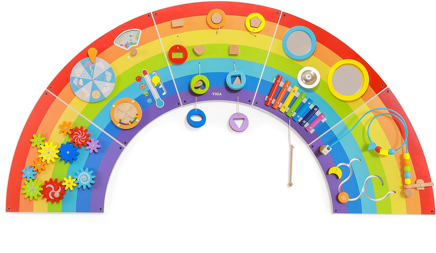 VIGA Wandspielzeug Regenbogen, Babyspielzeug von VIGA