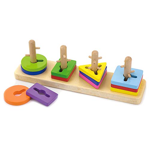 Viga Toys - Kreativ Formen- Steckspiel von Viga