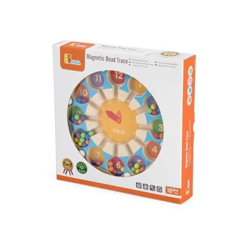 Viga Toys - Magnetspiel - Uhr & Farben von VIGA