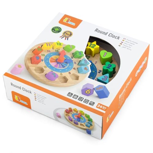 Viga Toys - Puzzle Uhr von Eitech