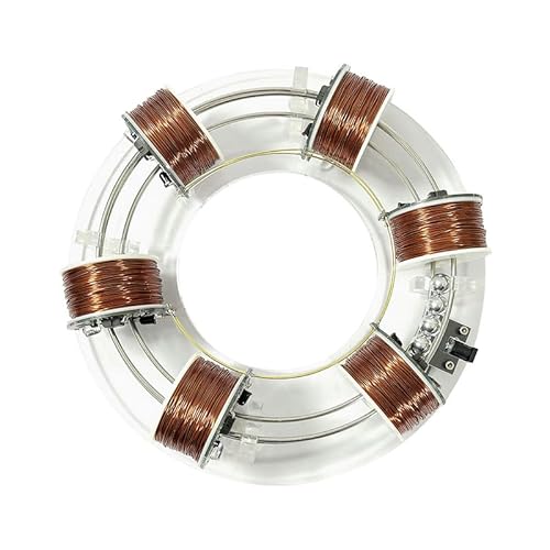 Elektromagnetisches Zyklotron DIY Kreisbeschleuniger wissenschaftliche Experimentiergeräte Physik Lehrmittel Modell (6 Spulen) von VIGAN