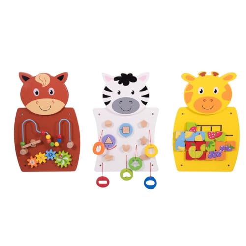 Viga Toys - 3 Wandpaneele – Holz, Kunststoff, Metall – 76089 Viga Toys - 3 Wandpaneele – Holz, Kunststoff, Metall – 76089 von Viga Toys