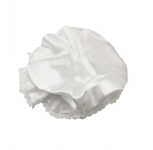 VIGUEUR Colonial Mob Cap, weiße Nachthaube, Kostüm, Schlafmütze, Dienstmädchenhut für Damen von VIGUEUR